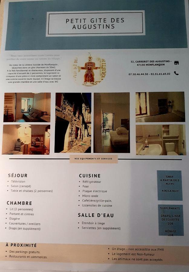Petit Gite Des Augustins モンフランカン エクステリア 写真